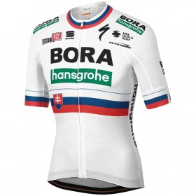 Set Fietsshirt + Korte Koersbroek 2020 BORA-hansgrohe Slowaaks kampioenschap N001